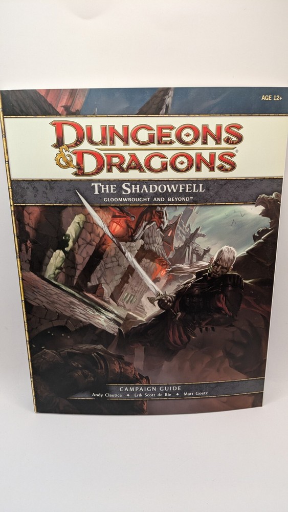 WOTC D&D 4e Shadowfell - Campaign Guide Only! VG+