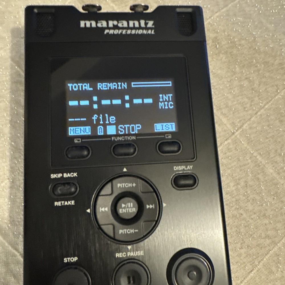 Marantz Professional PMD661 MKII Handheld Solid State Recorder Unit Minty