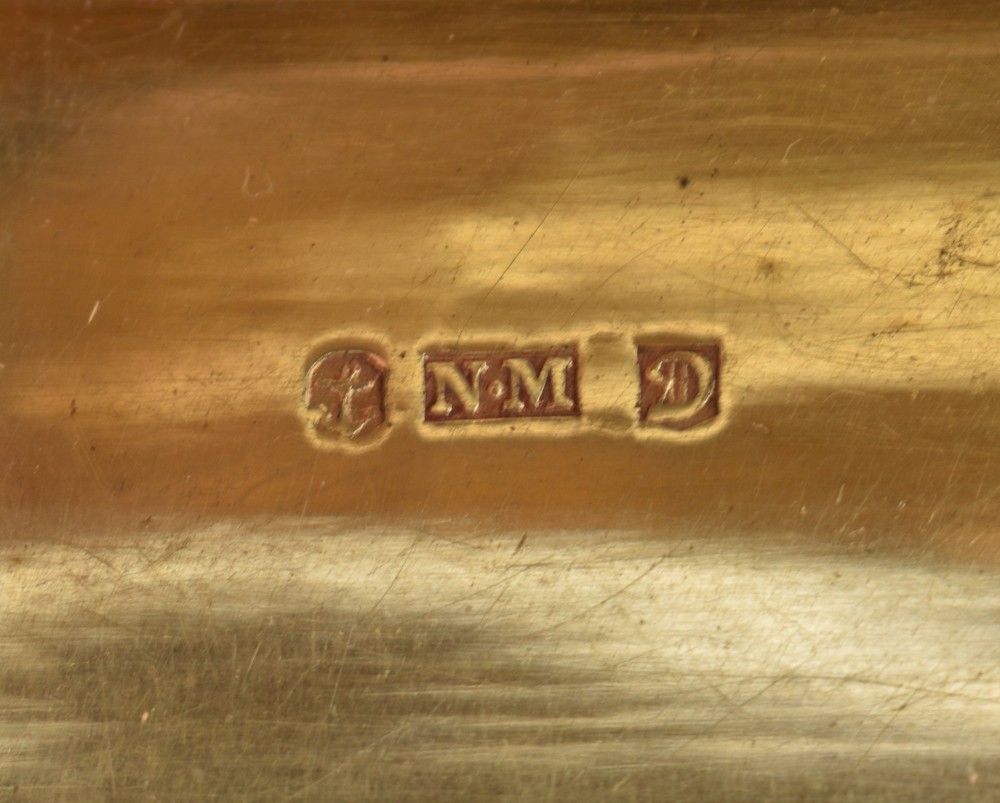 Antique Nathaniel Mills Solid Silver Snuff Box Table Snuff Trinket Box 1837