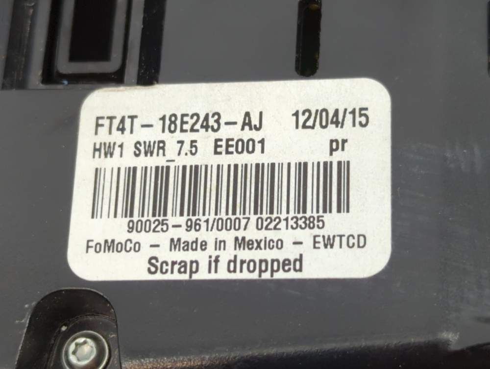 2008-2009 Cadillac Cts Radio Control Panel M4Y0D