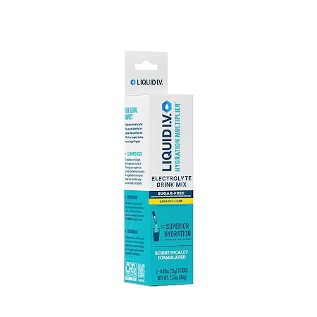 Liquid I.V. Lvm-0309 Hydrationmultiplier, 0.5Oz, Lemon-Lime, Pk3