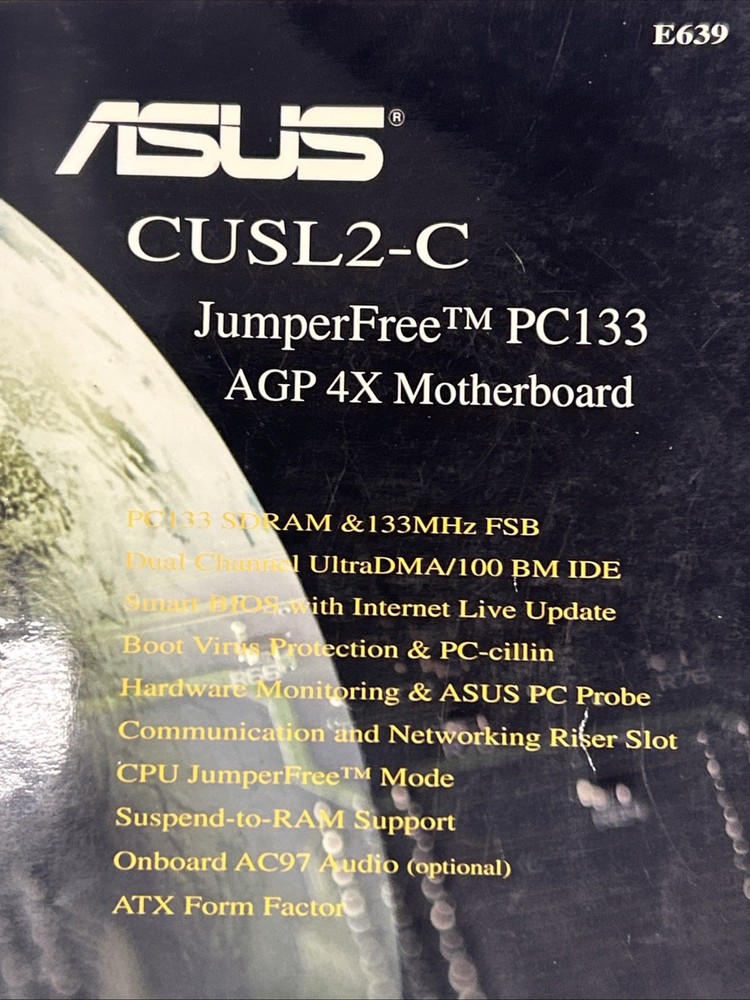ASUS CUSL2-C Motherboard User Manual, October 2000 - manual only