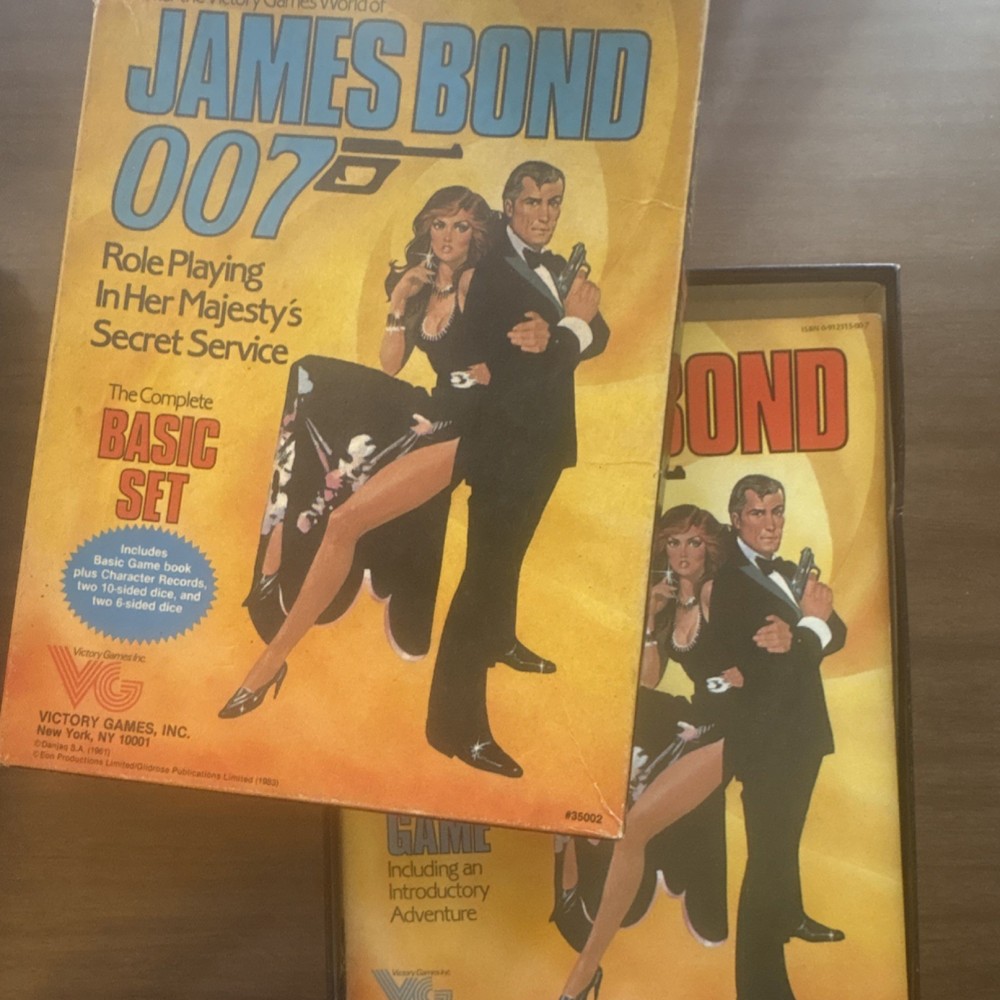 Victory Games James Bond 007 Role Playing Game Basic Set 1983