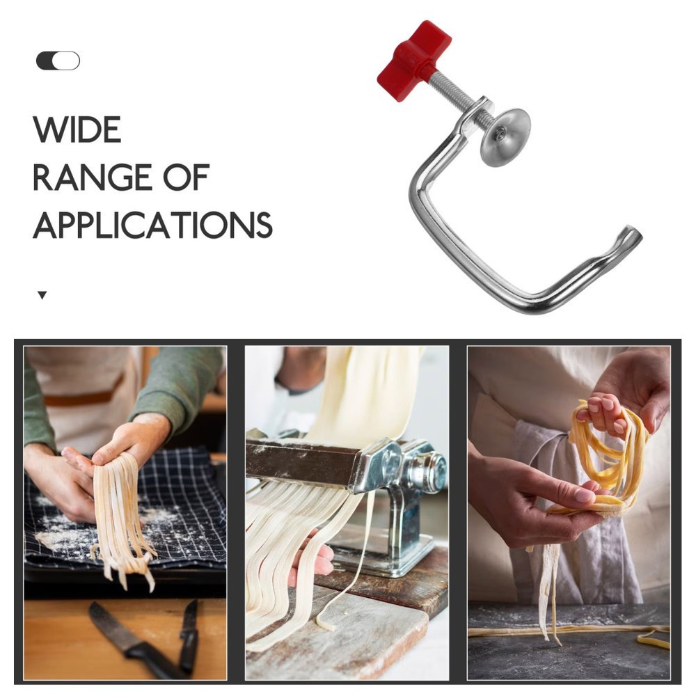 2 Pcs Pasta Making Tools Maker Attachments Manual Noodle Machine Handle