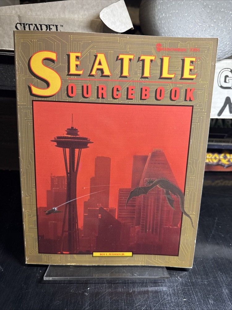 Seattle Sourcebook Shadowrun RPG 1990 7201 FASA