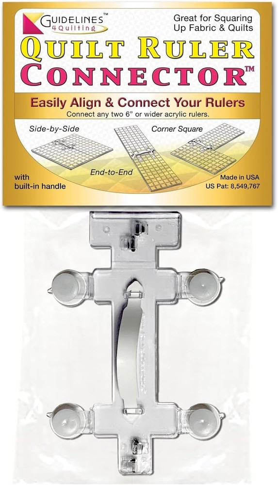 Quilt Ruler Connector - Unbreakable & User-Friendly for Quilting Experts
