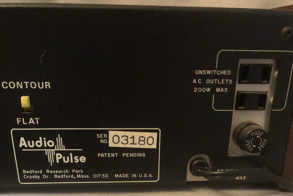 Original Collectible 1976 Model One Audio Pulse Digital Time Delay System
