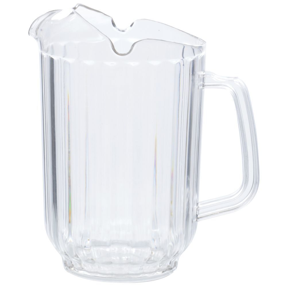 HUBERT® Plastic Pitcher 60 oz Clear Break Resistant Polycarbonate