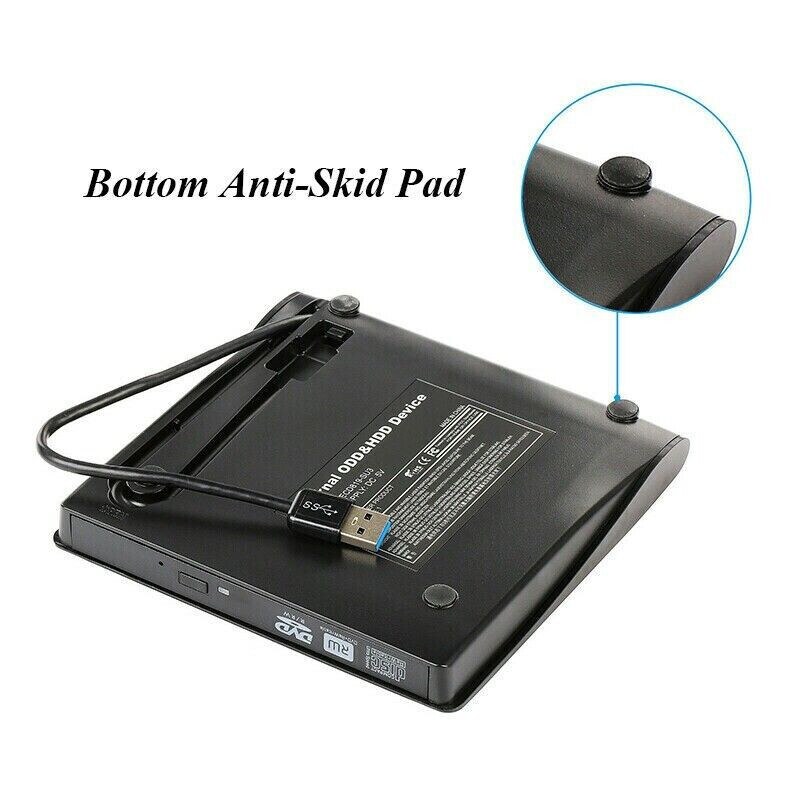 USB 3.0 & USB C plug & play DVD RW & CD RW Read write burner