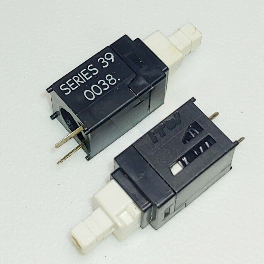 1PCS ITW SERIES 39 2 pins Push Button Switch self-locking
