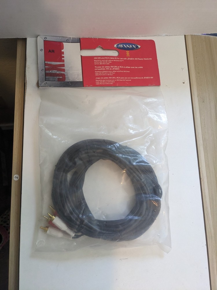 Jensen Xm Din And RCA Cable Kit for use with Jensen xm ready Headunits