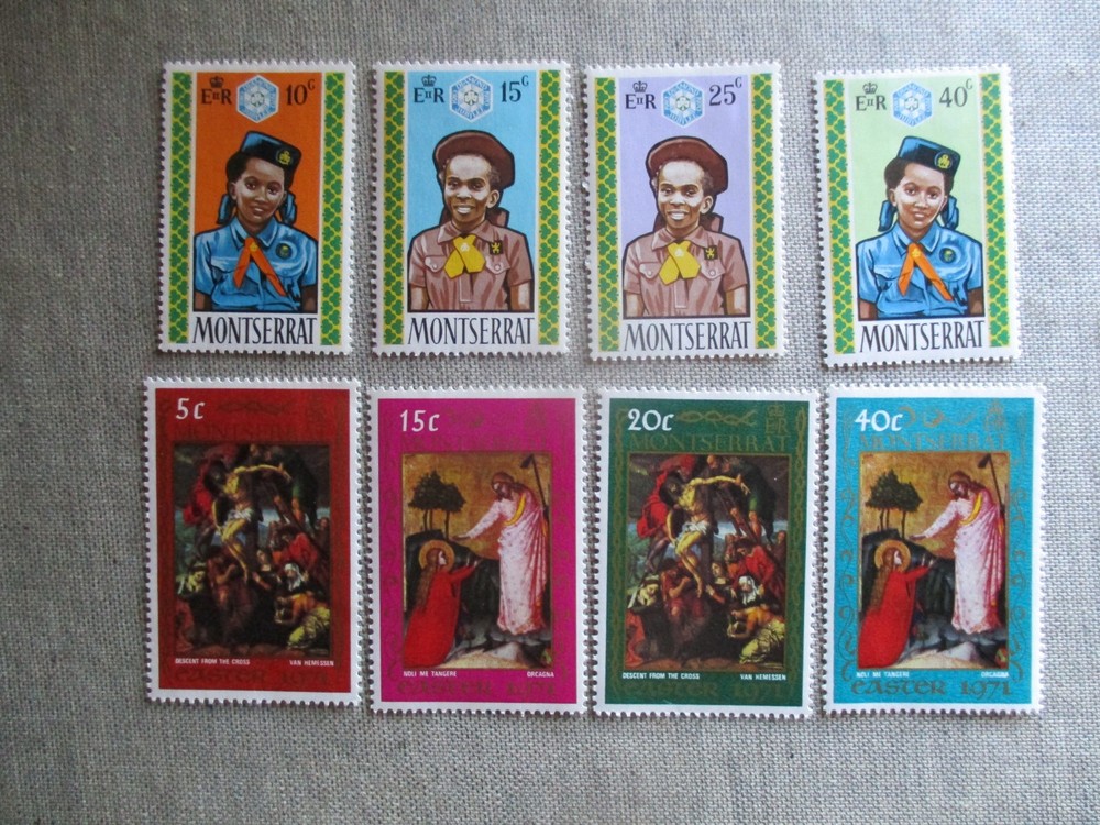 Montserrat, Scott# 252-255, 256-259, MH
