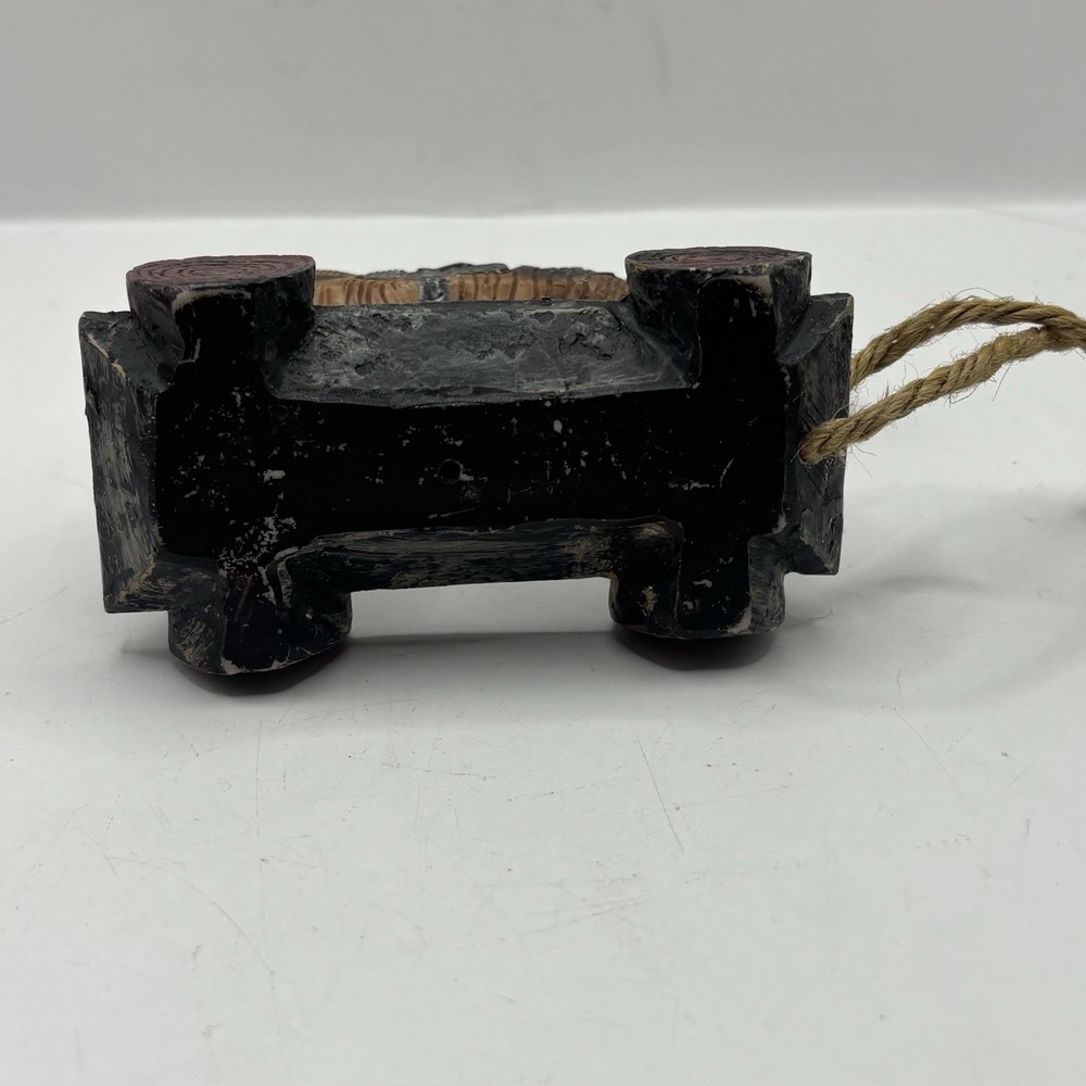 VTG Miniature Horse Pull Toy Primitive Rustic Decor 5”