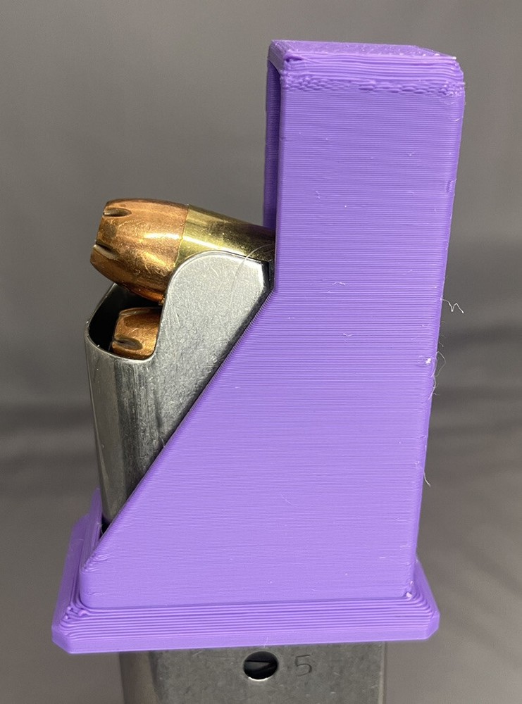 1911 Single Stack .45acp 45 acp .45 Magazine Speed Loader Speedloader -PURPLE