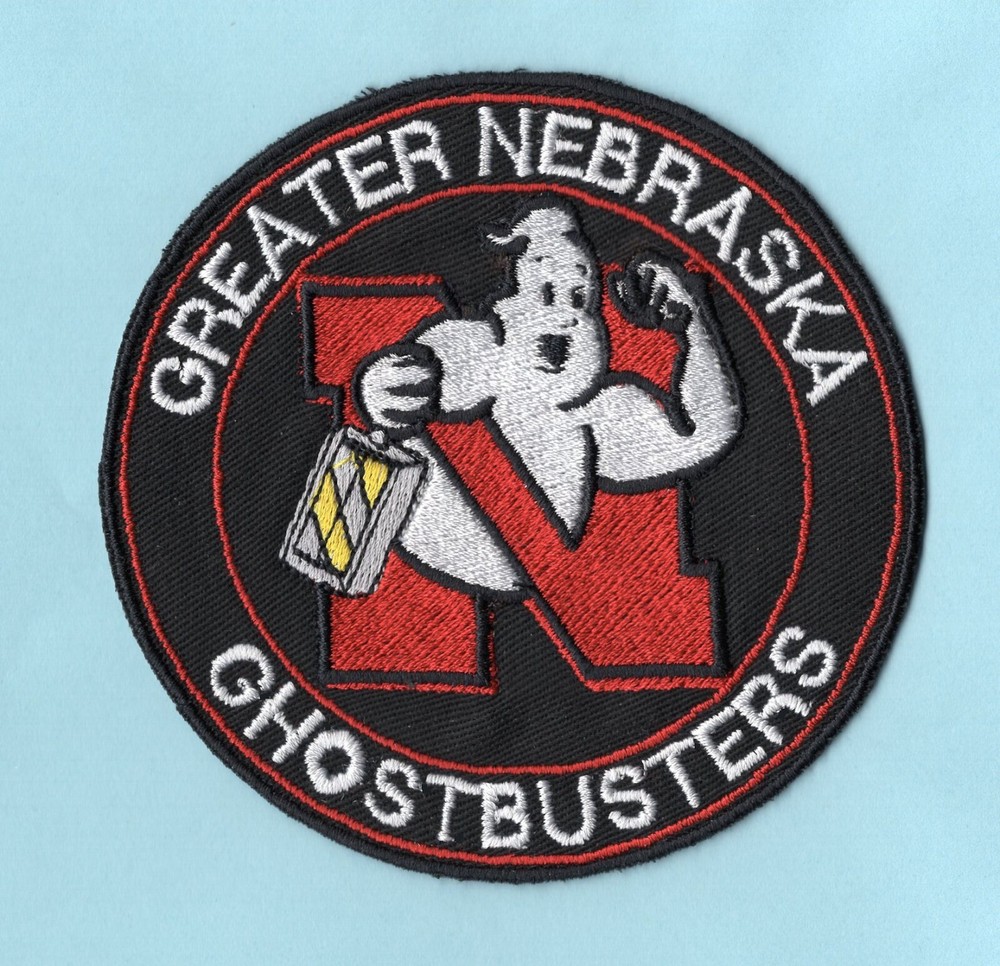 Greater Nebraska Ghostbusters - Embroidered Ghostbusters No Ghost Iron-On Patch