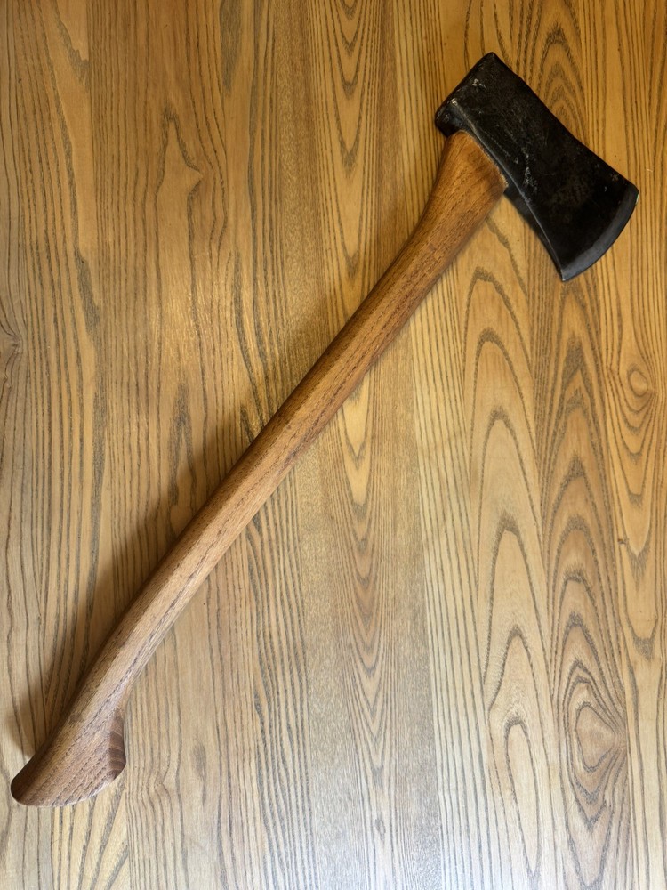 Vintage Rafting Pattern Felling Axe