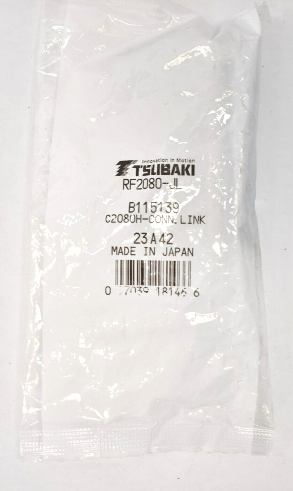Tsubaki Connecting Link roller Chain Link Conveyor Replacement C2080H Genuine