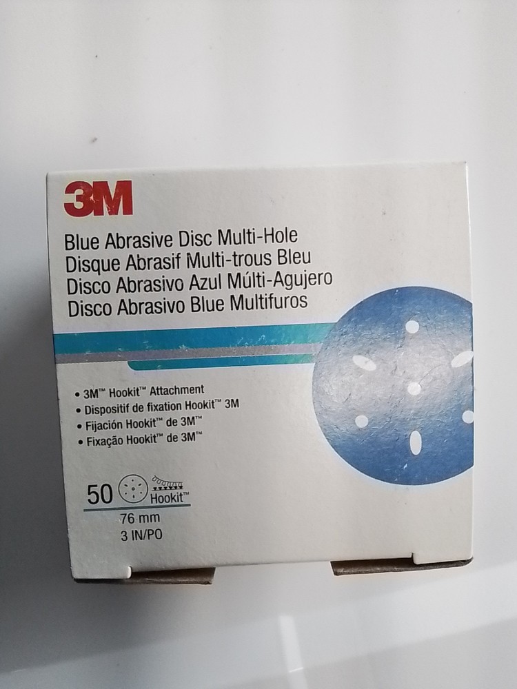 3M 36152 Multi-Hole Hook & Loop 500 Grit 3 in. Sanding Disc (50/Pack)