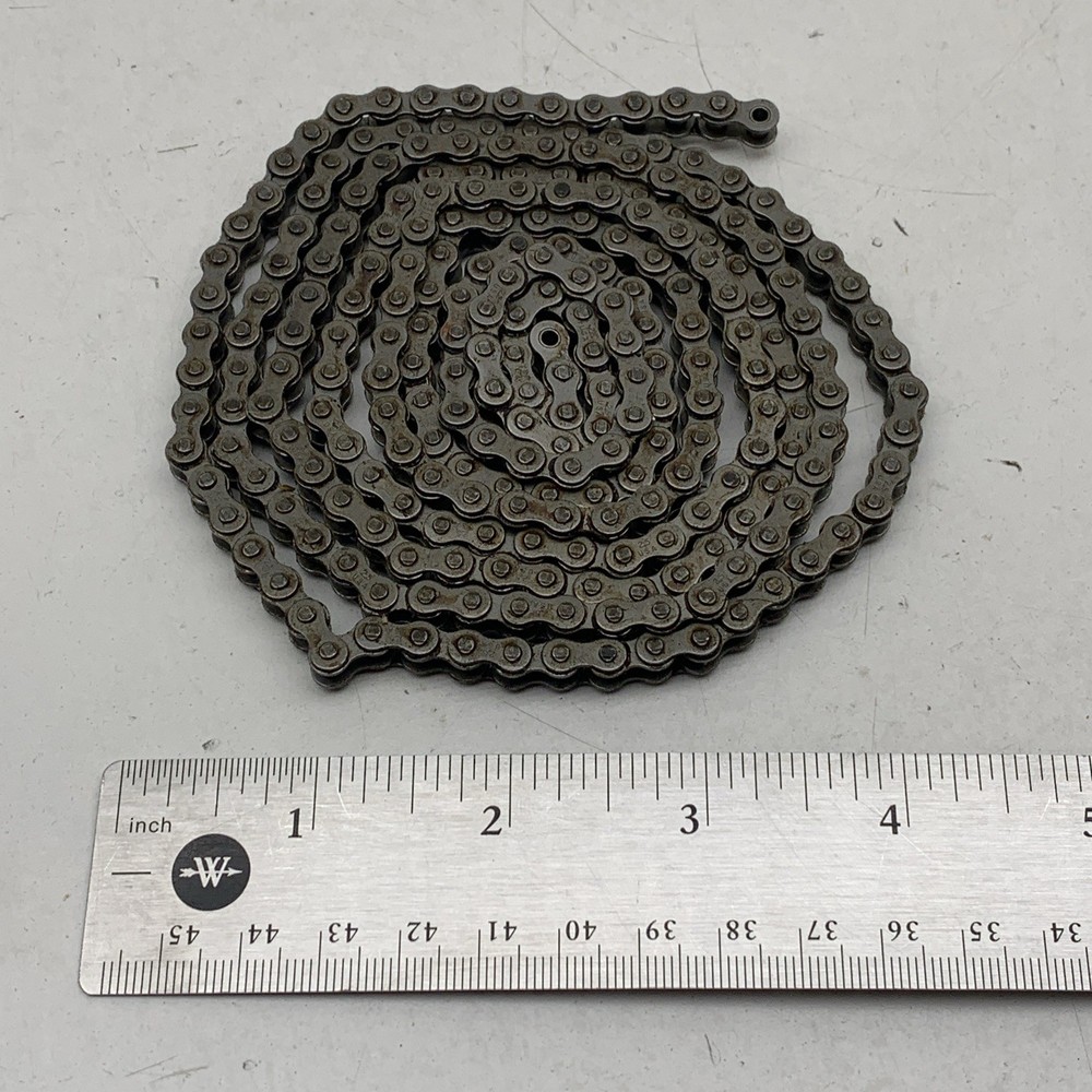 Morse 332153 Standard #25 Rivetted Rivet Roller Chain 10ft