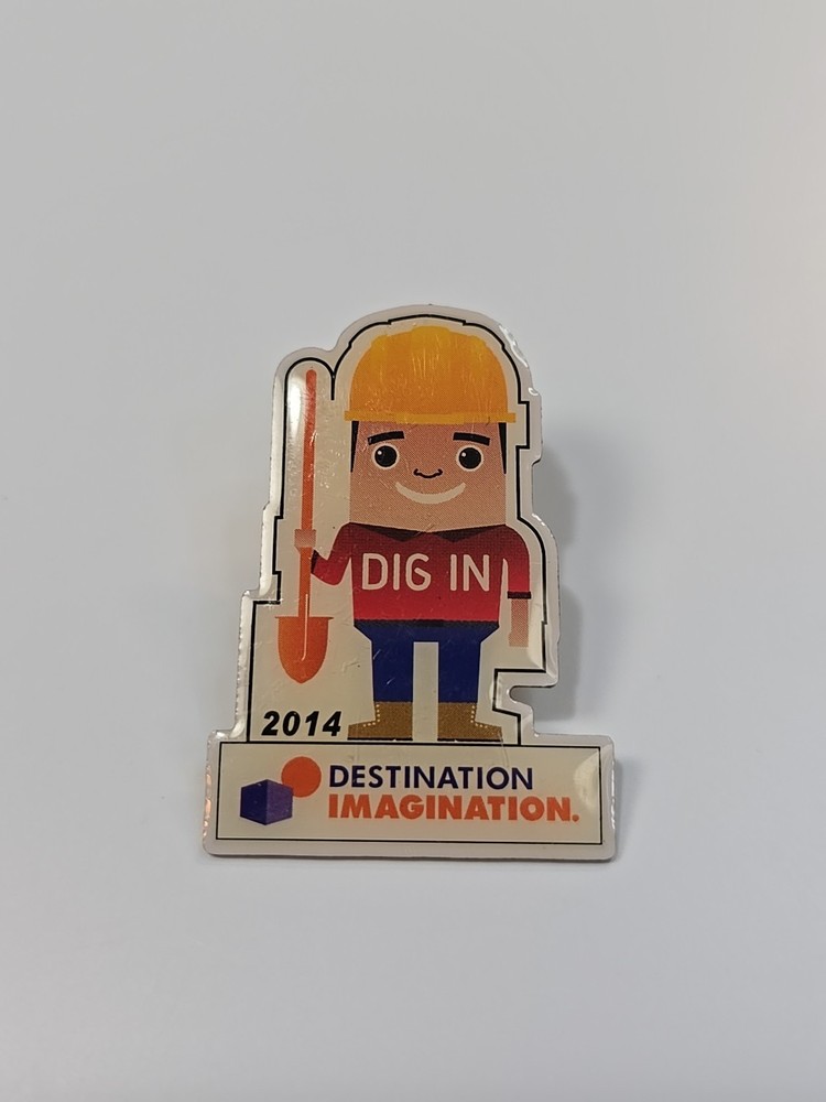 Destination Imagination Lapel Pin Dig In 2014