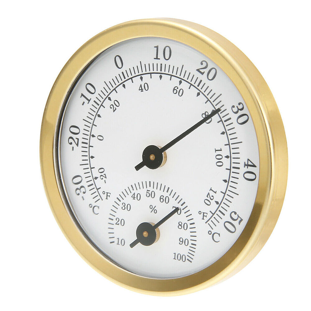 Mini Analog Thermometer Hygrometer Humidity Meter Room Indoor Temperature US##