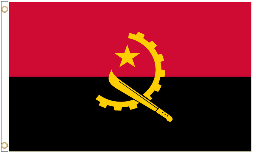 Angola Polyester Flag - Choice of Sizes