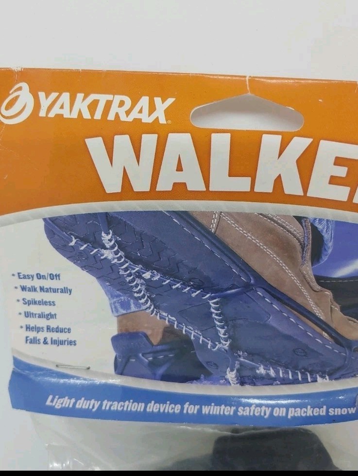NEW Yaktrax Walker Light Duty Spikeless Traction Medium