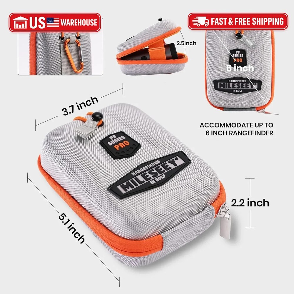 MiLESEEY Golf Rangefinder Hard Shell Case - Universal Range Finder Case Box - EV