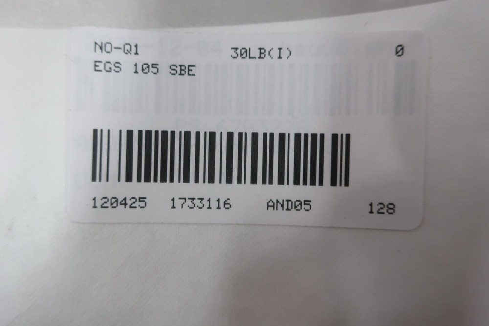 Egs Class 105 Type Sbe Hevi Duty Industrial Control Transformer