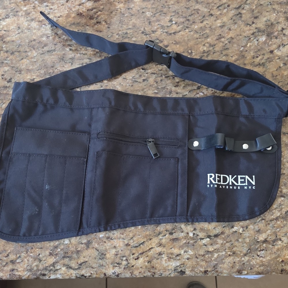 Three salon Work Aprons Brown, Black, & Tan with Multiple Pockets Unisex