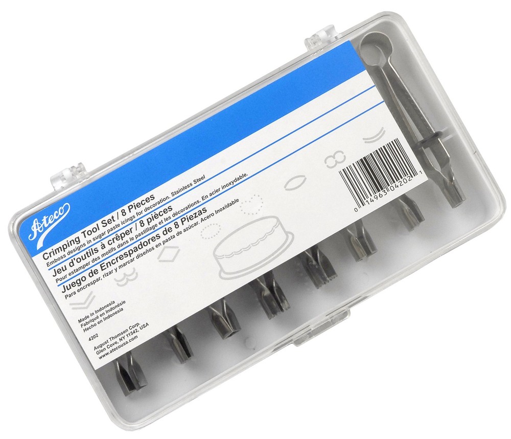 8-Piece Stainless Steel Crimper Tool Set