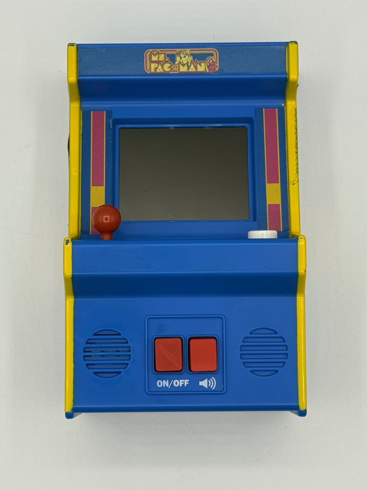 Ms Pacman Arcade Mini Handheld Tabletop Game Electronic Tested Works Great!!