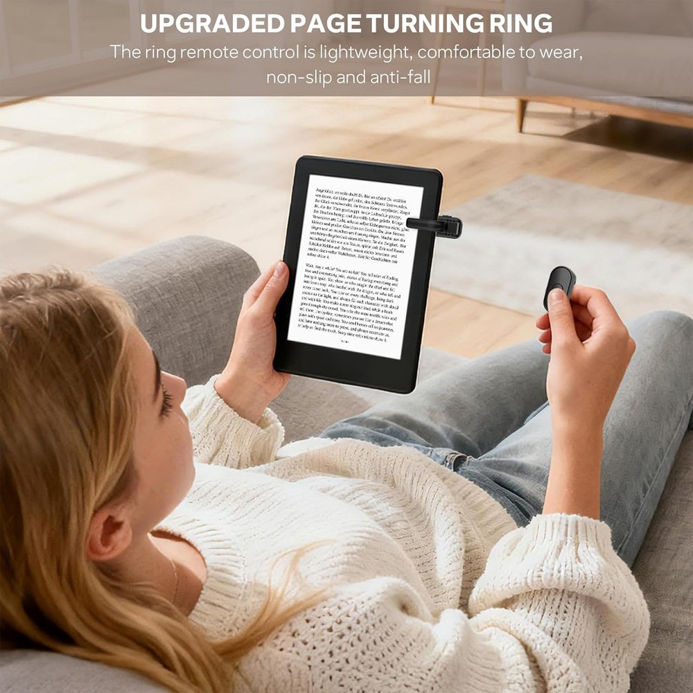 Kindle Page Turner Remote, Wireless Clicker for Tablets, eBook & Article Use