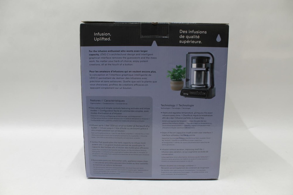 LEVO C Premium Herbal Infusion Machine, Black