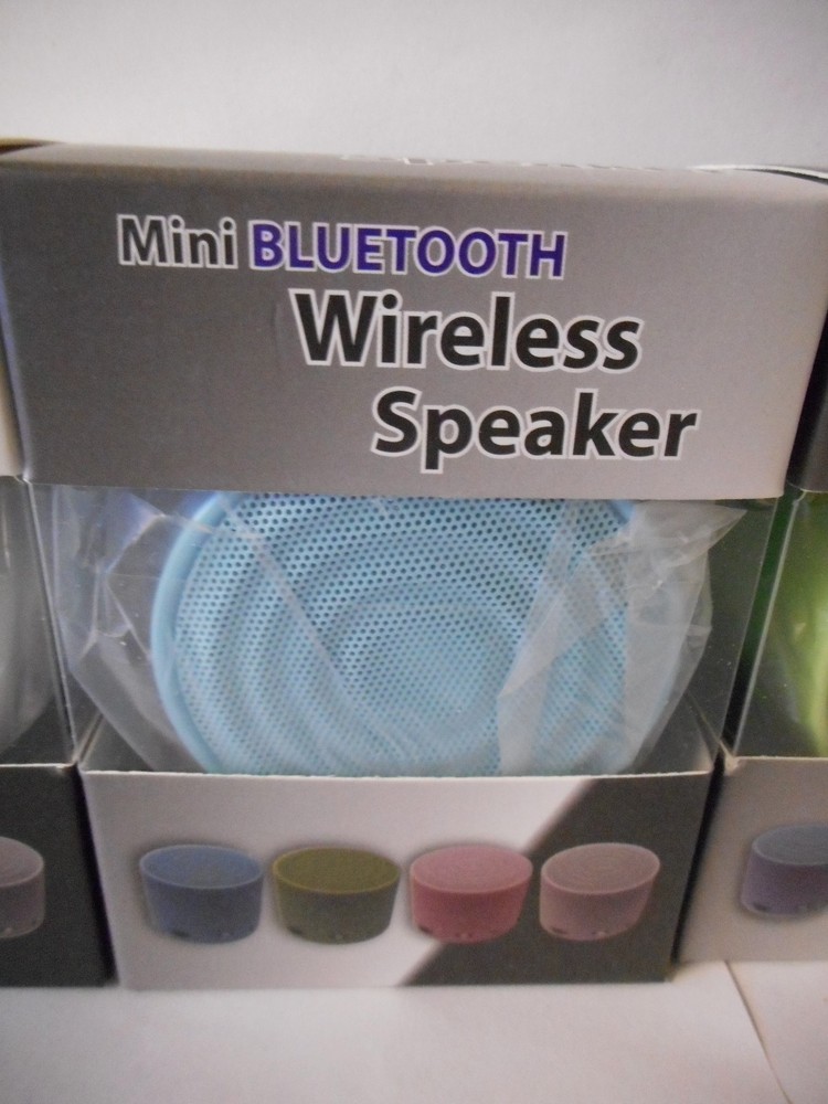 MINI BLUETOOTH WIRELESS SPEAKER *SEE VARIATIONS FOR COLORS* NEW IN BOX