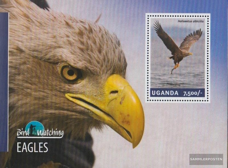 uganda Block459 MNH 2014 Adler