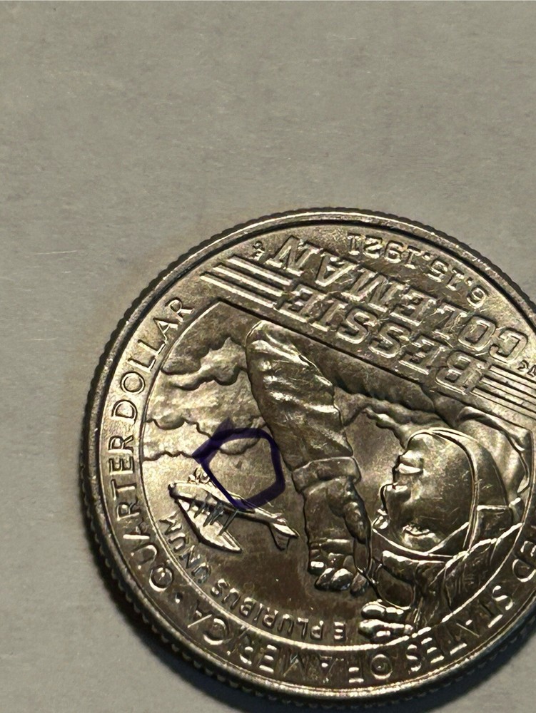 2023 P Bessie Colman Quarter Error