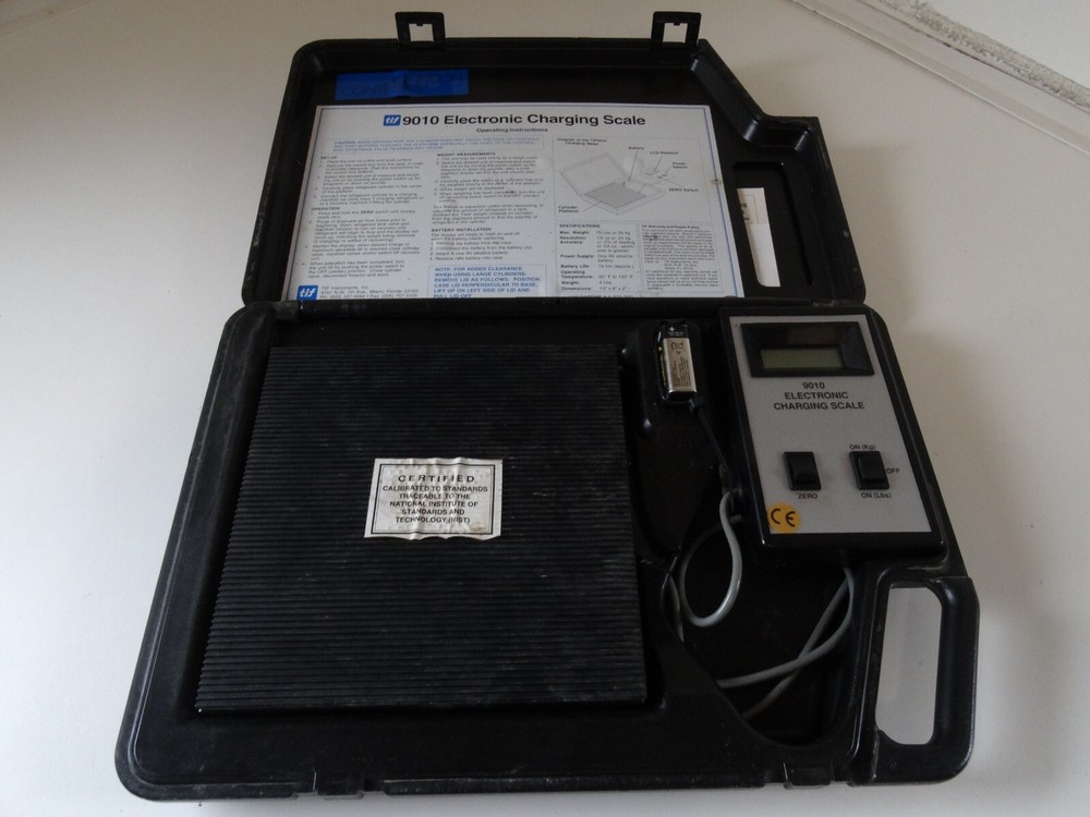 TIF 9010 Electronic Refrigerant Charging Scale