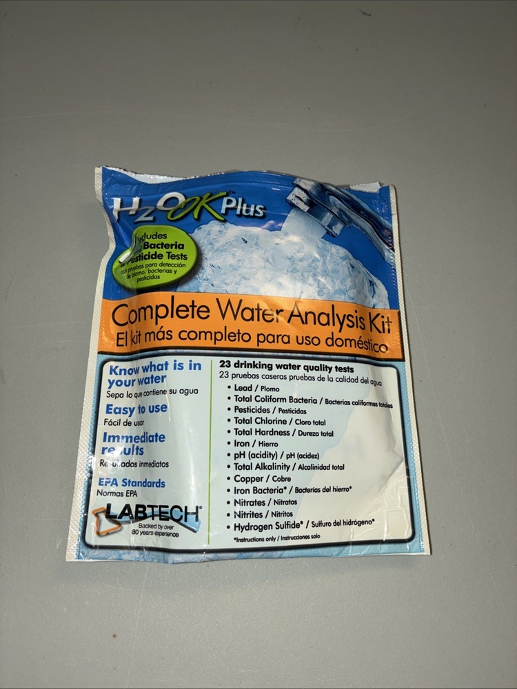 Complete Water Analysis Kit Open Box