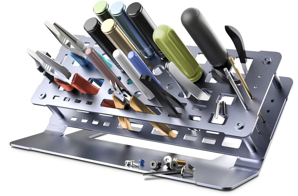Screwdriver Rack, Small Tool Storage Holder for Desk Top, Work bench Organize...