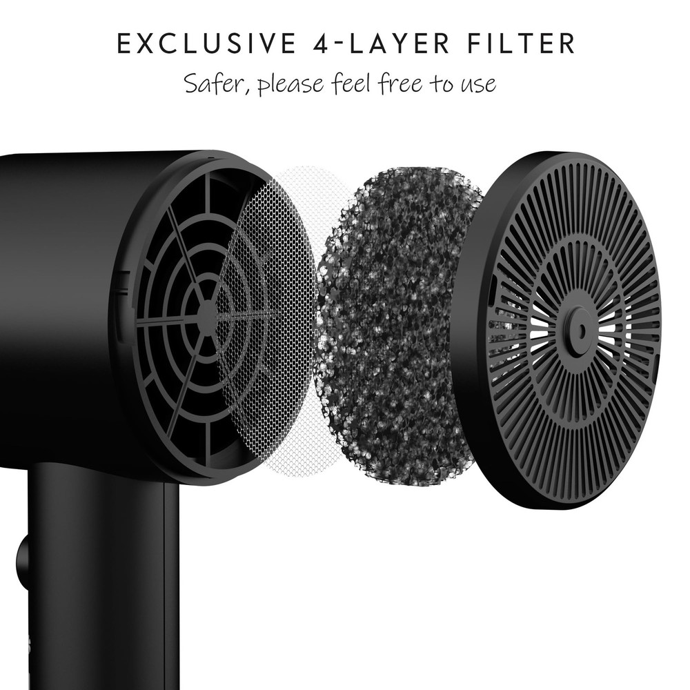 Hair Dryer with Diffuser, Blow Dryer for Women | Advanced Ionic Technology, C...
