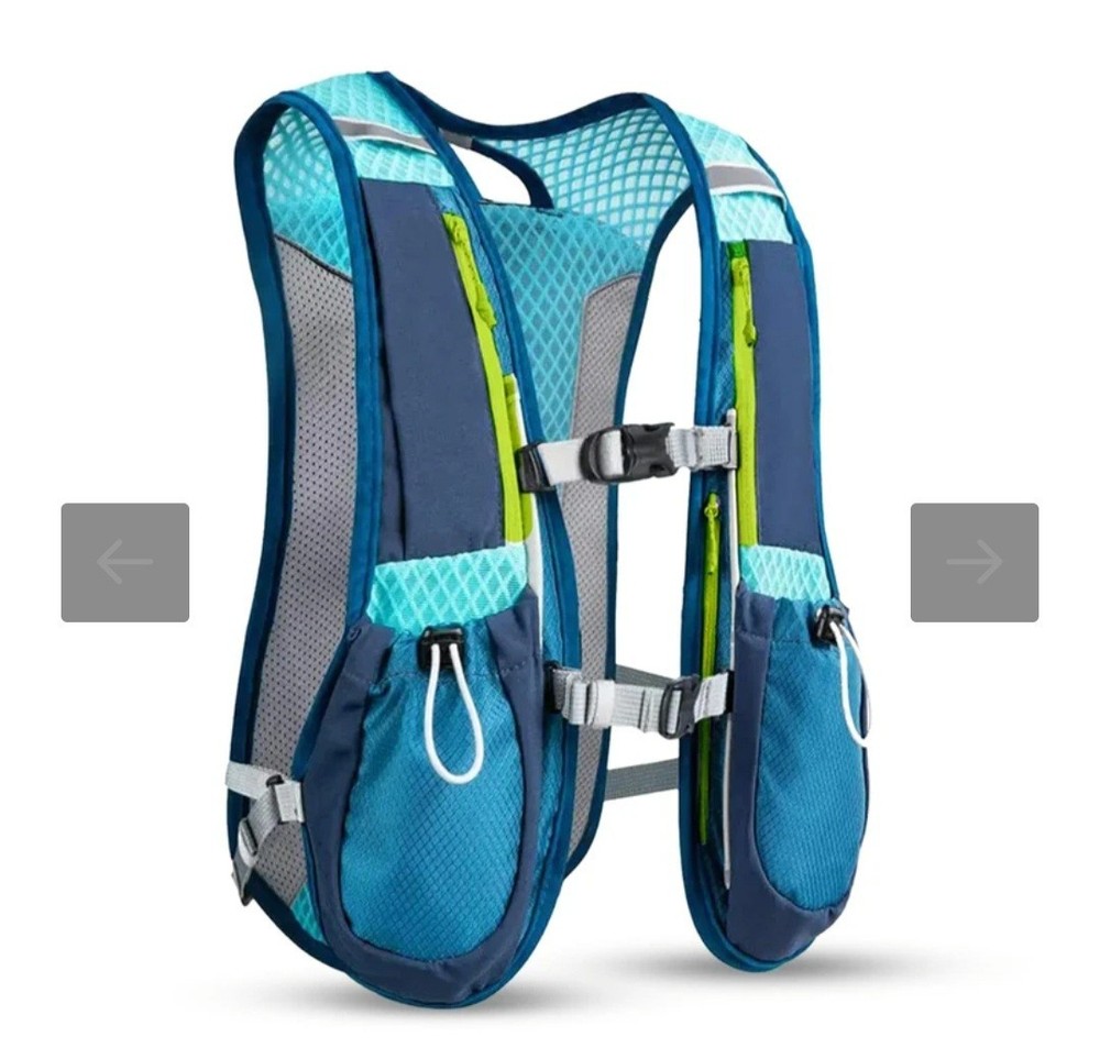 Hydration Pack Backpack, Lightweight Water Backpack with 1.5 L Leakproof Bladder