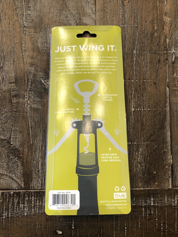 True Soar Chrome Winged Corkscrew