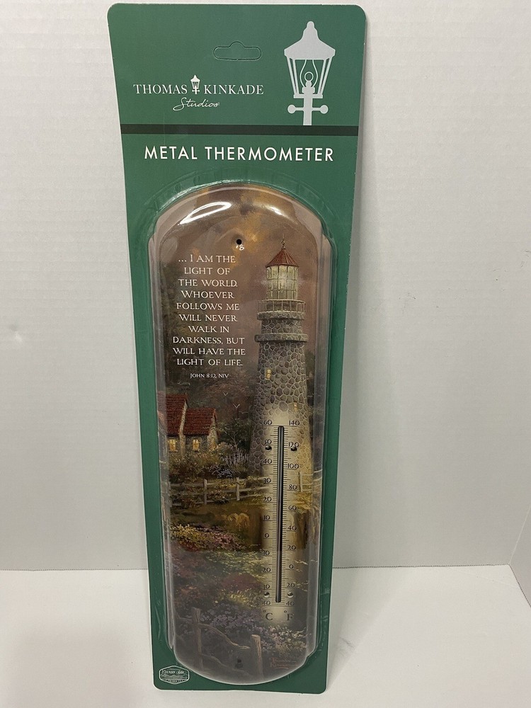 Thomas Kinkade Metal Thermometer John8 :12