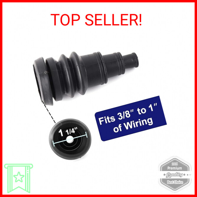 (3 Pack) Universal Firewall Boot - Safe and Convenient Firewall Grommet Kit Can
