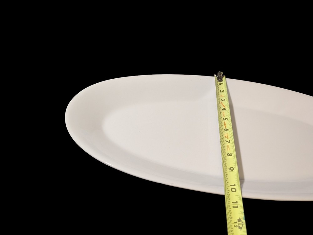 BIA Cordon Bleu 23" Extra Large Oval Serving Platter White Restaurant Ware