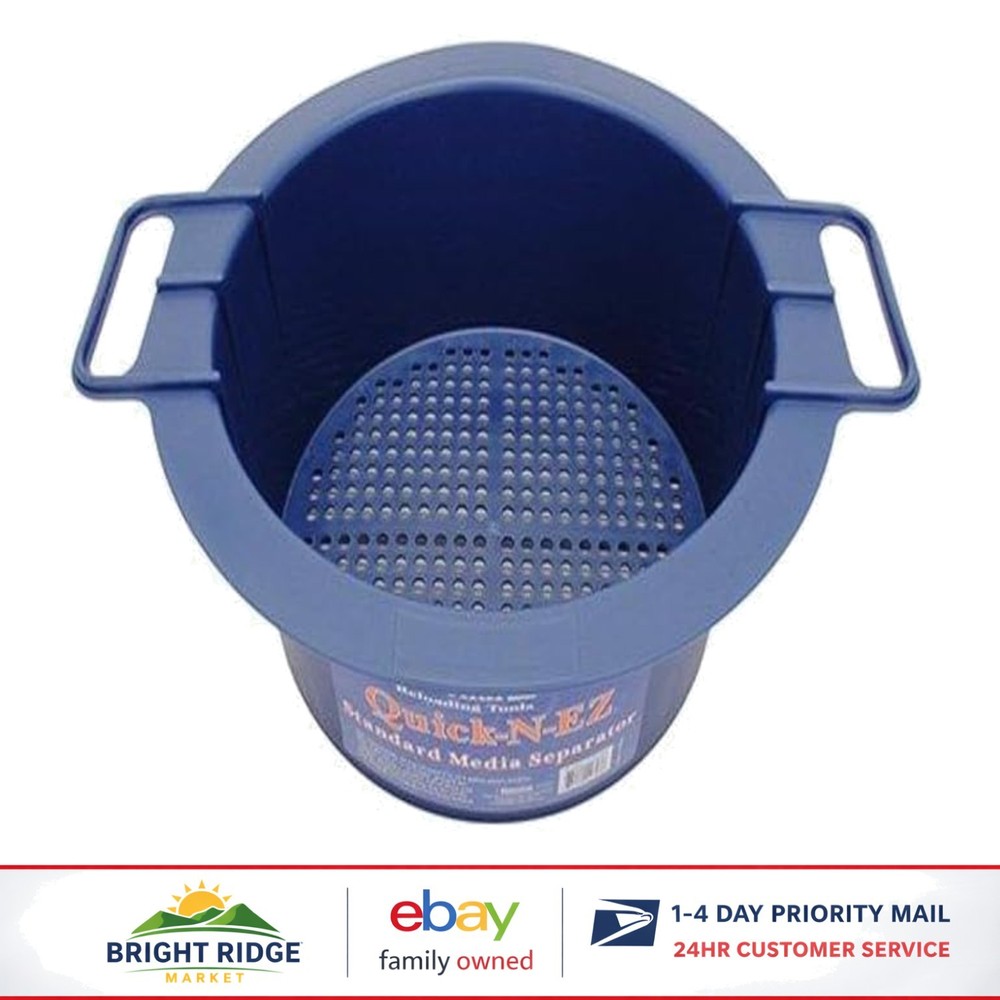 Durable Reloading Media Separator, Perforated Design for Easy Brass Separation
