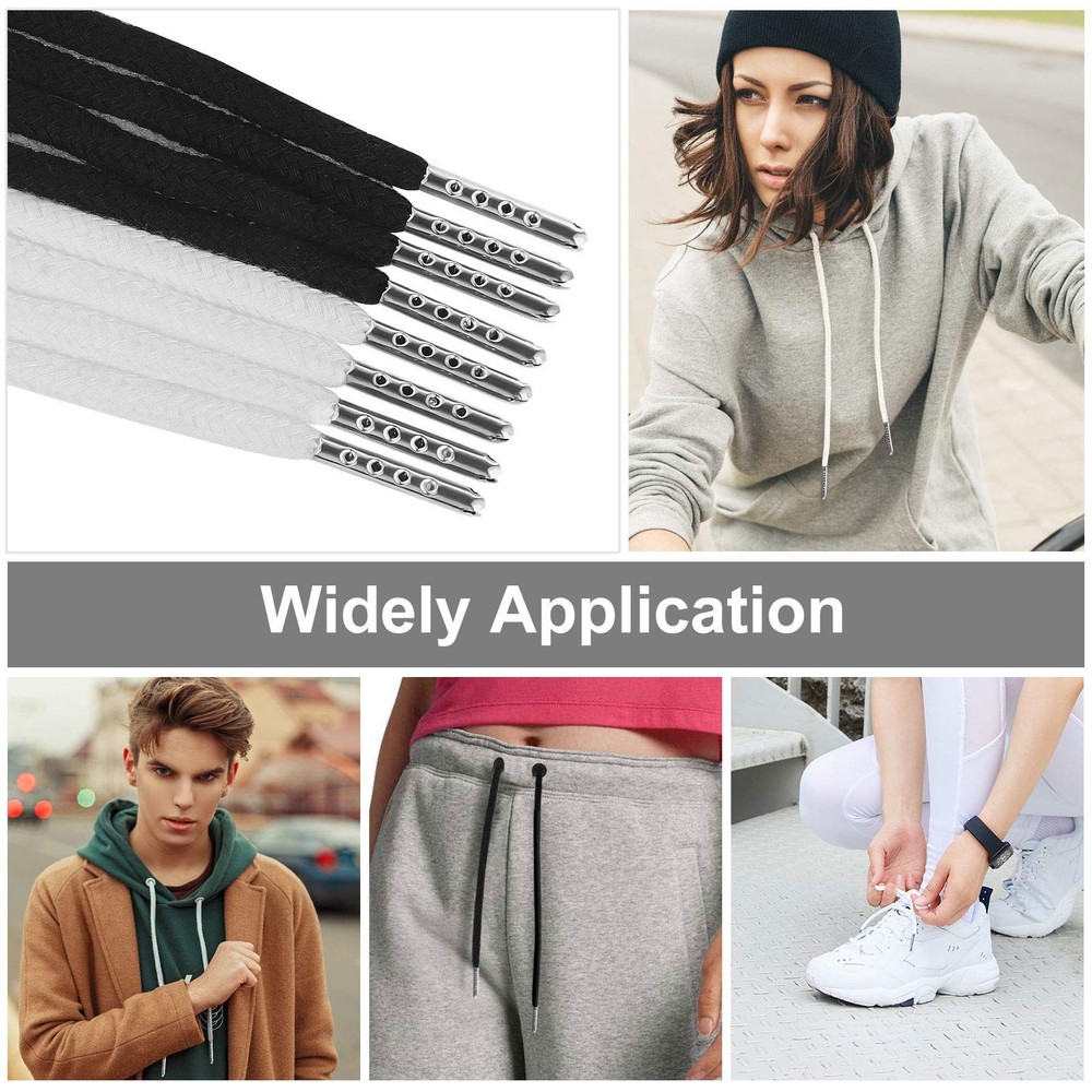 12PCS Drawstring Cord, 57 Inch Drawstring for Sweatpants, Drawstrings Repla