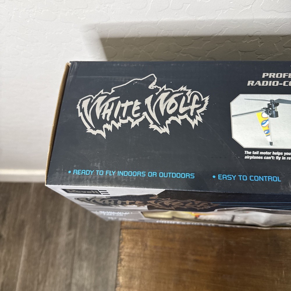 New Revell White Wolf Remote Control Helicopter RC Heli Blade