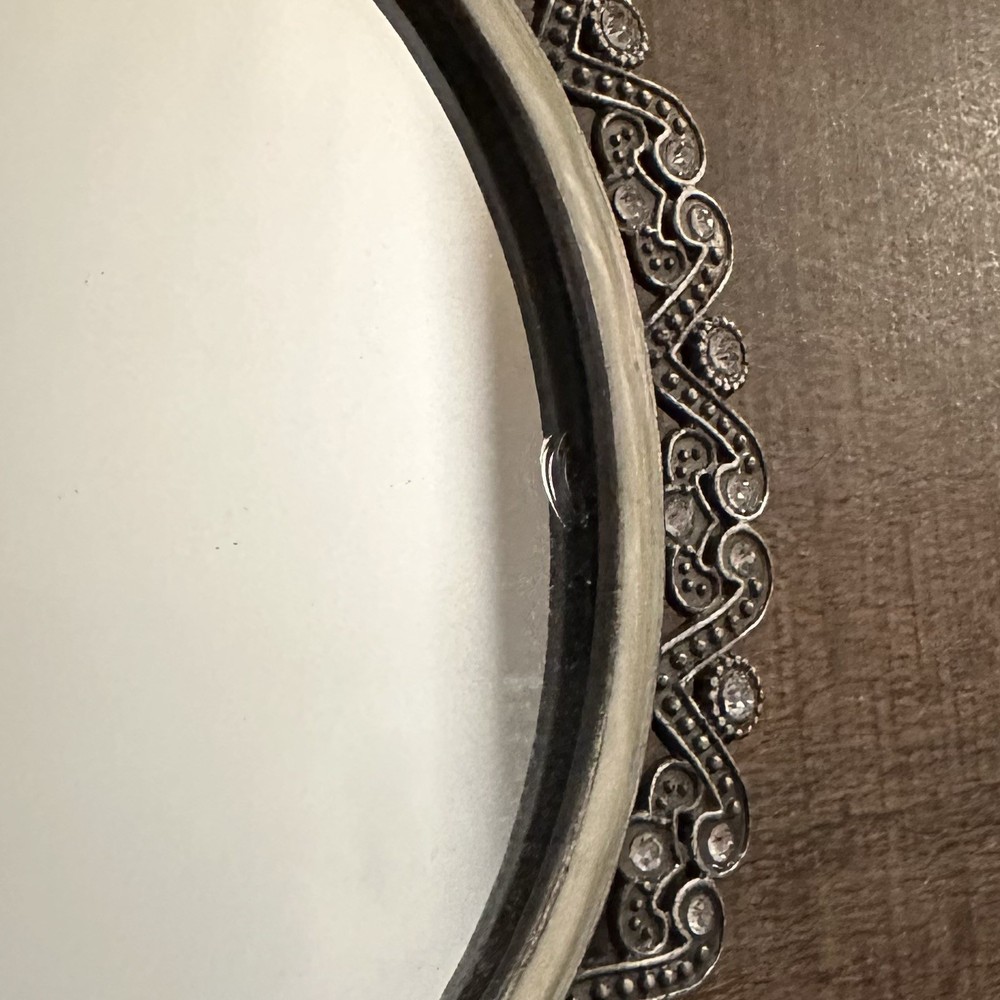 Vintage Ornate Handheld Vanity Mirror